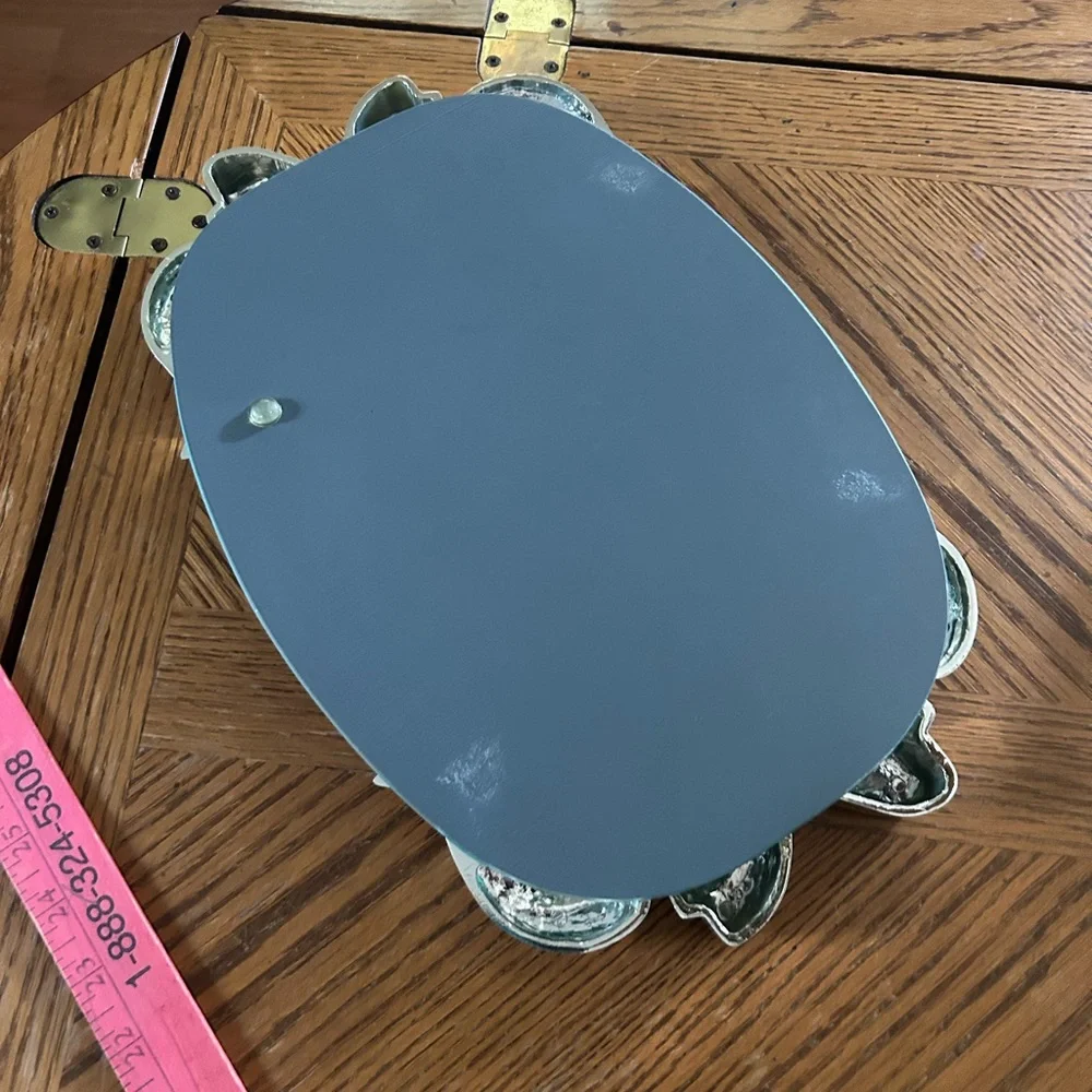 Vintage Silver Bow Vanity Mirror